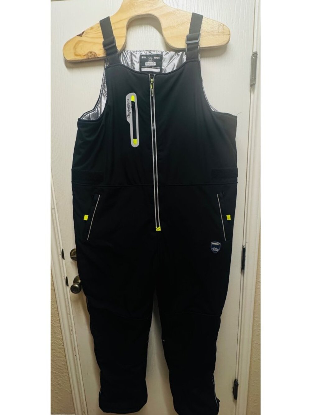 RefrigiWear 0795R Extreme Softshell Bib Overalls XL $239 Black -60°F Insulated